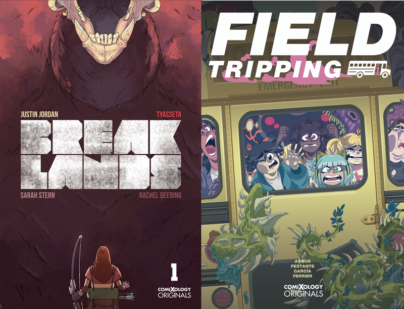 The debut covers for Breaklands and Field Tripping...